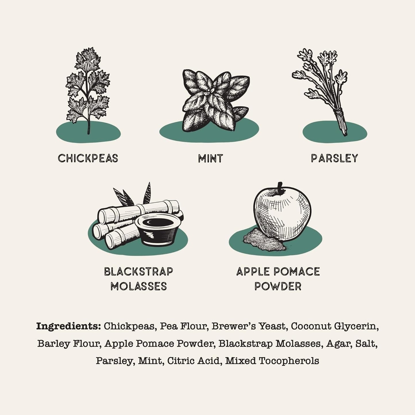 Dog Treat Naturals Chickpea Mint Dental Sticks Dog Treats - lifestyle view