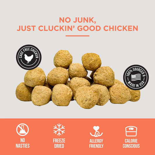 Natural Rapport The Only Freeze Dried Chicken Meatballs Dogs - detail view