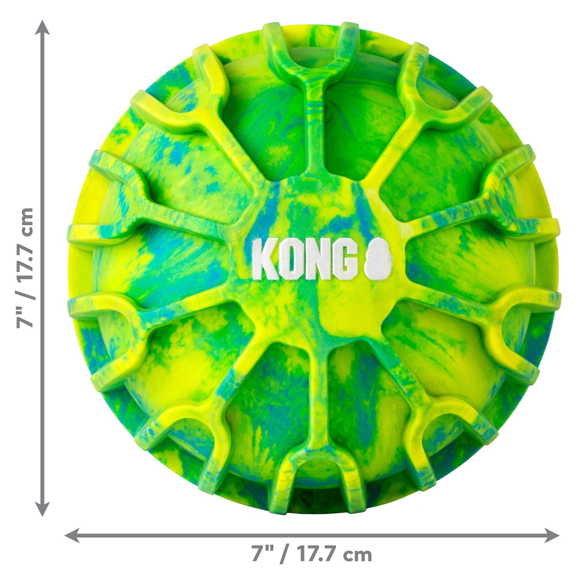 KONG Flexball Sport Ball XL Fetch Dog Toy Durable Play - detail view