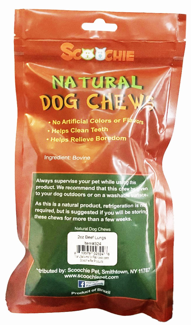 Scoochie Beef Lung 2Oz Dog Treats Premium Premium Pet Supply - detail view