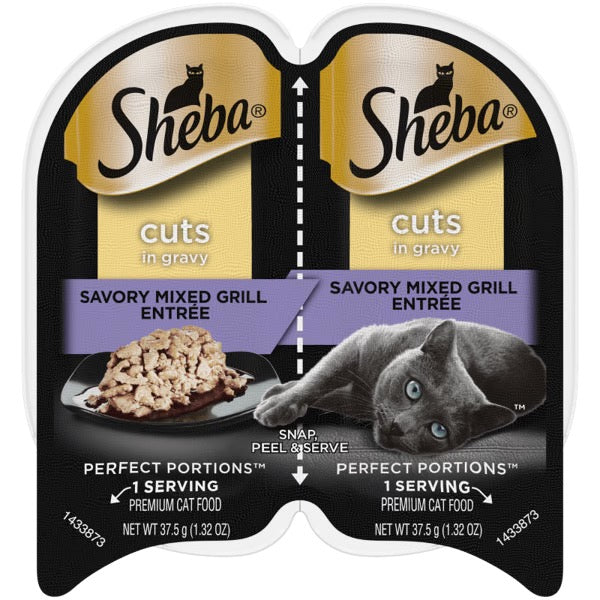 Sheba Perfect Portions Cuts Mixed Grill Entree Wet Cat Food - main product image
