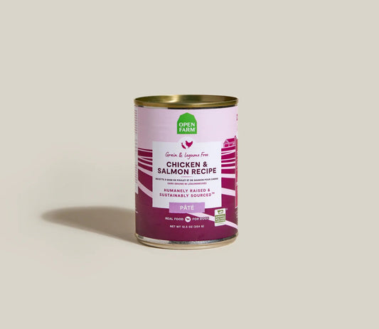 Open Farm Grain Free Puppy Chicken Salmon Pate Wet Dog Food - main product image