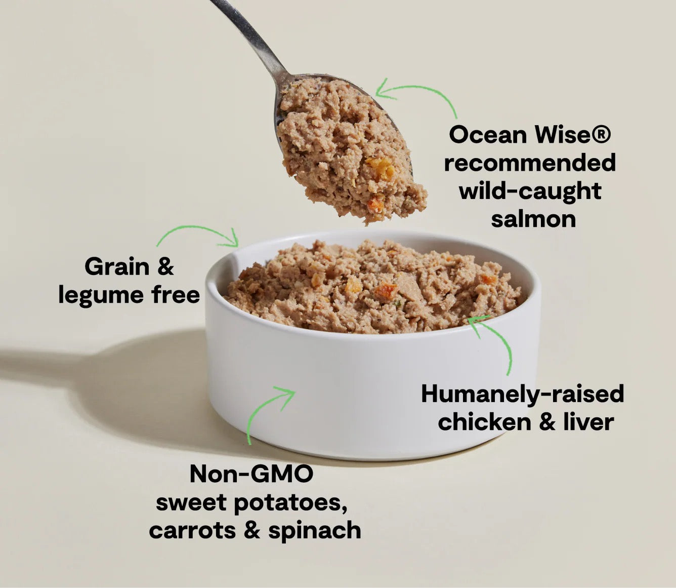 Open Farm Grain Free Puppy Chicken Salmon Pate Wet Dog Food - detail view