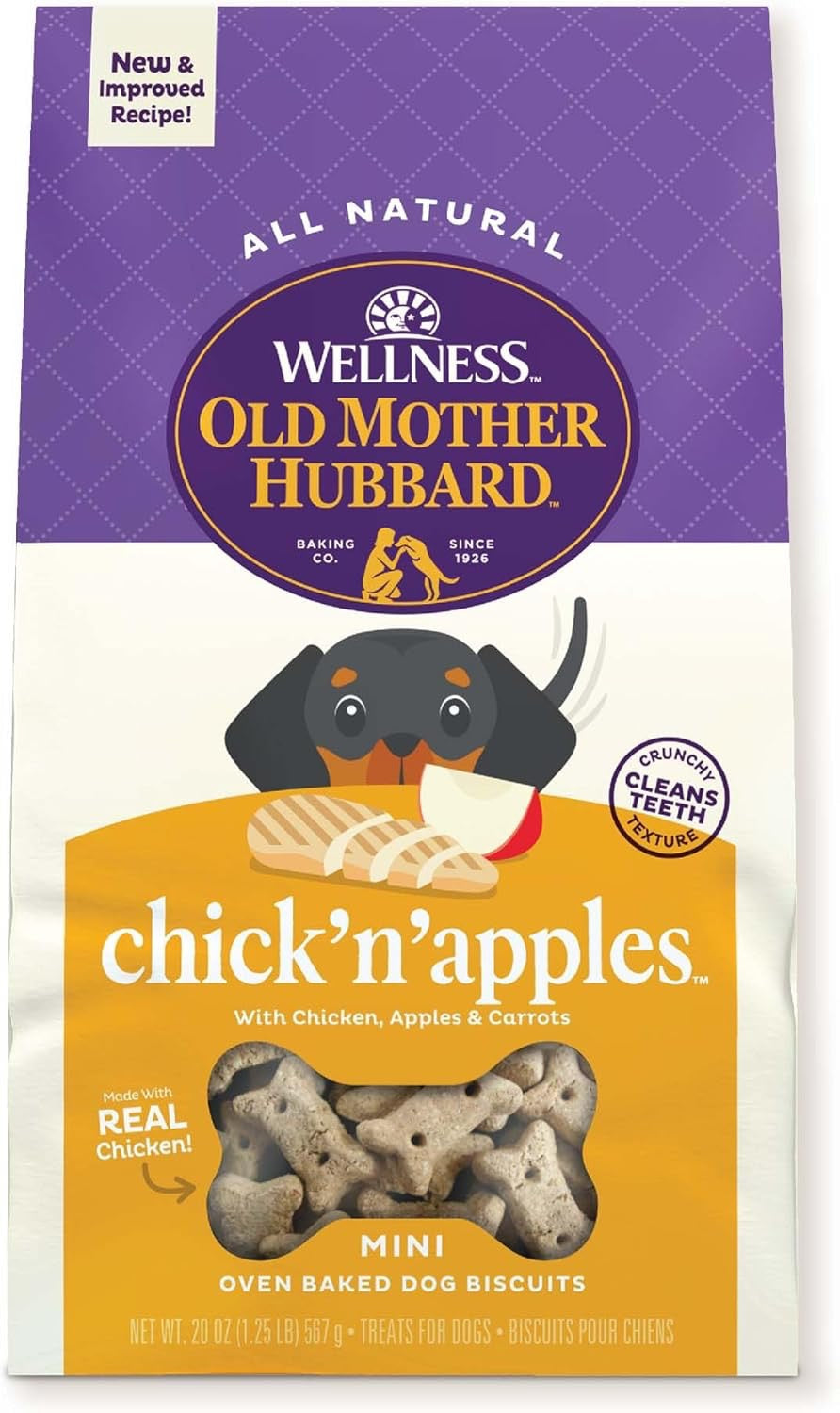 Old Mother Hubbard Chick'N Apple Mini Dog Treats (20oz) - main product image