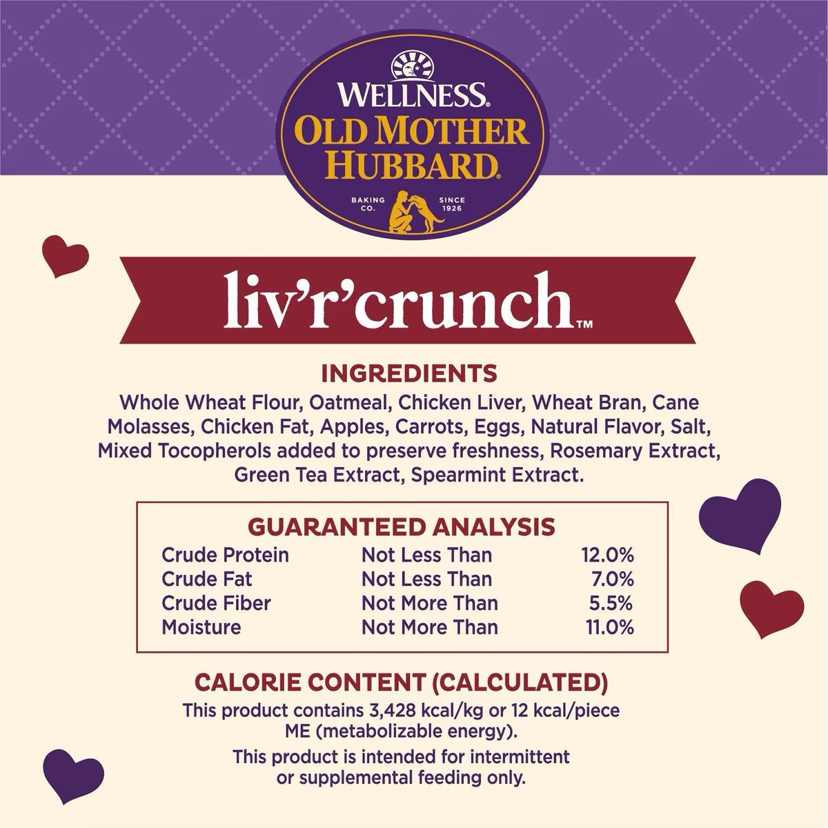 Old Mother Hubbard Livrcrunch Mini Crunchy Dog Treats 20Oz - detail view