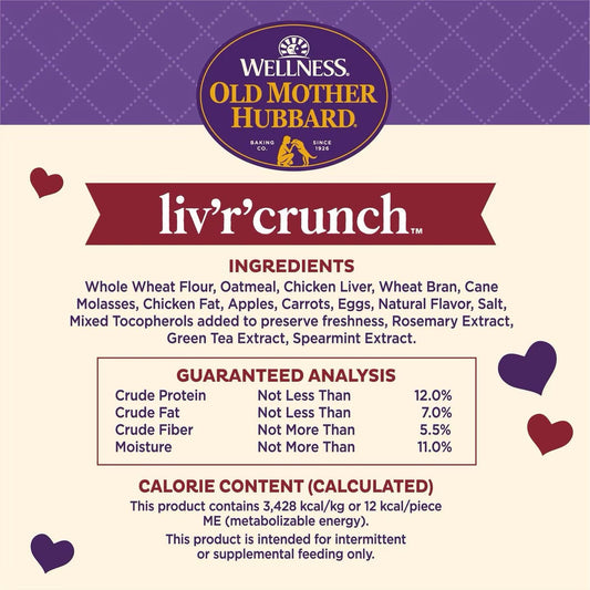 Old Mother Hubbard Livrcrunch Mini Crunchy Dog Treats 20Oz - detail view