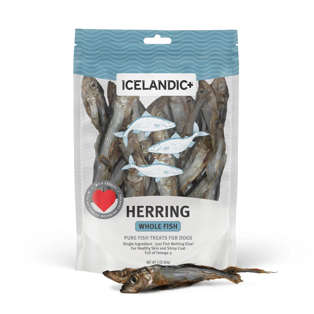 Icelandic Herring Whole Fish Dog Treats 3Oz Dog Treats - main product image