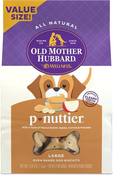 Old Mother Hubbard P Nuttier Large Crunchy Dog Treats 3Lb - main product image