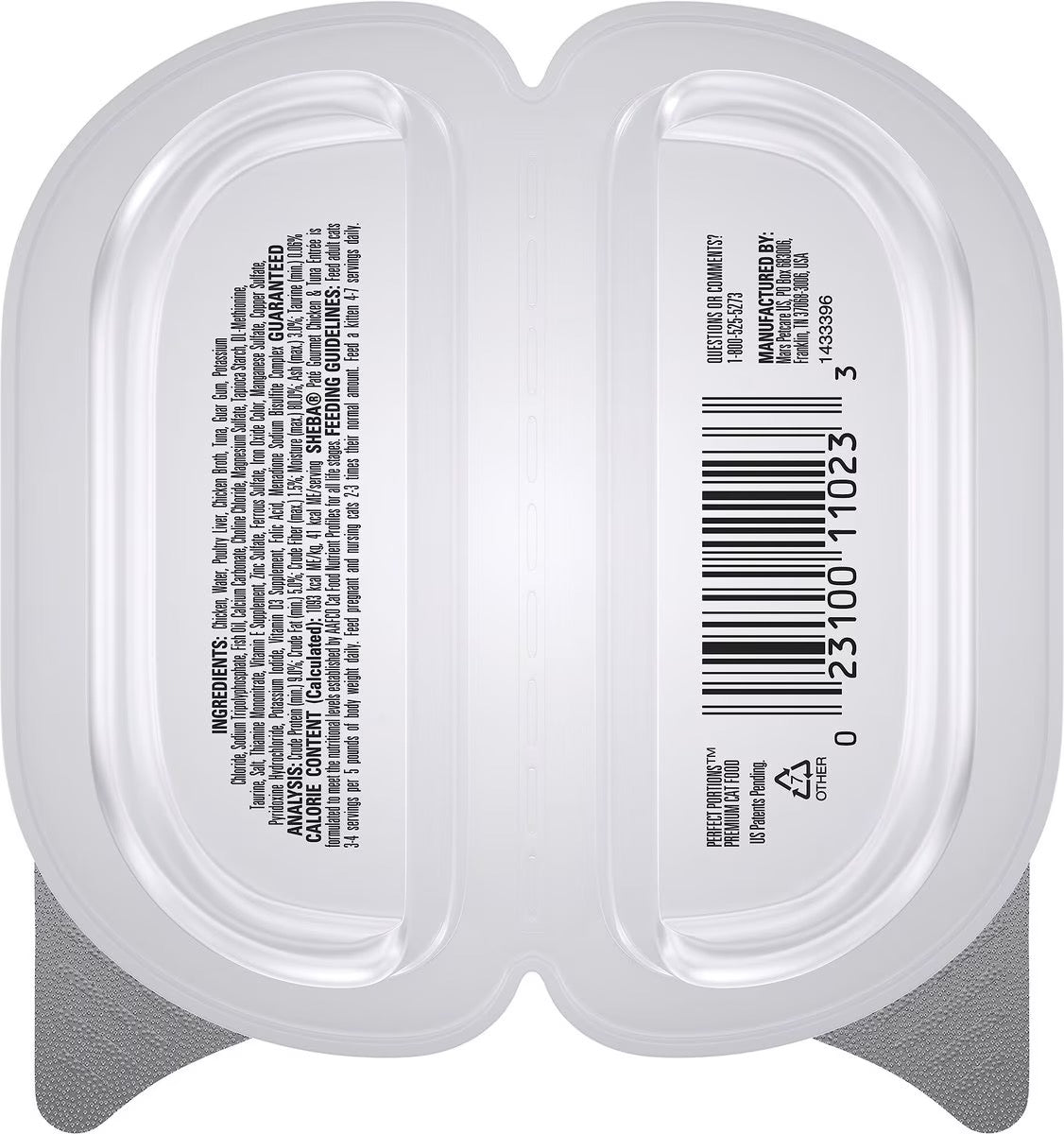 Sheba Perfect Portions Premium Pate Chicken Tuna Wet Cat 2 - detail view