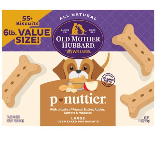 Old Mother Hubbard P Nuttier Value Box Large Crunchy Dog 6Lb - main product image