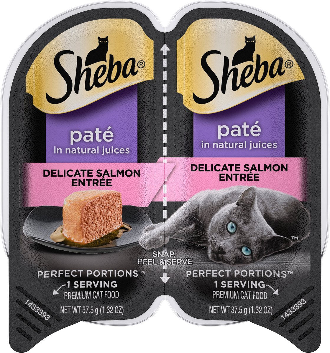 Wet Cat Food Premium Salmon Recipe 2.65oz Daily Meals Premiu - main product image