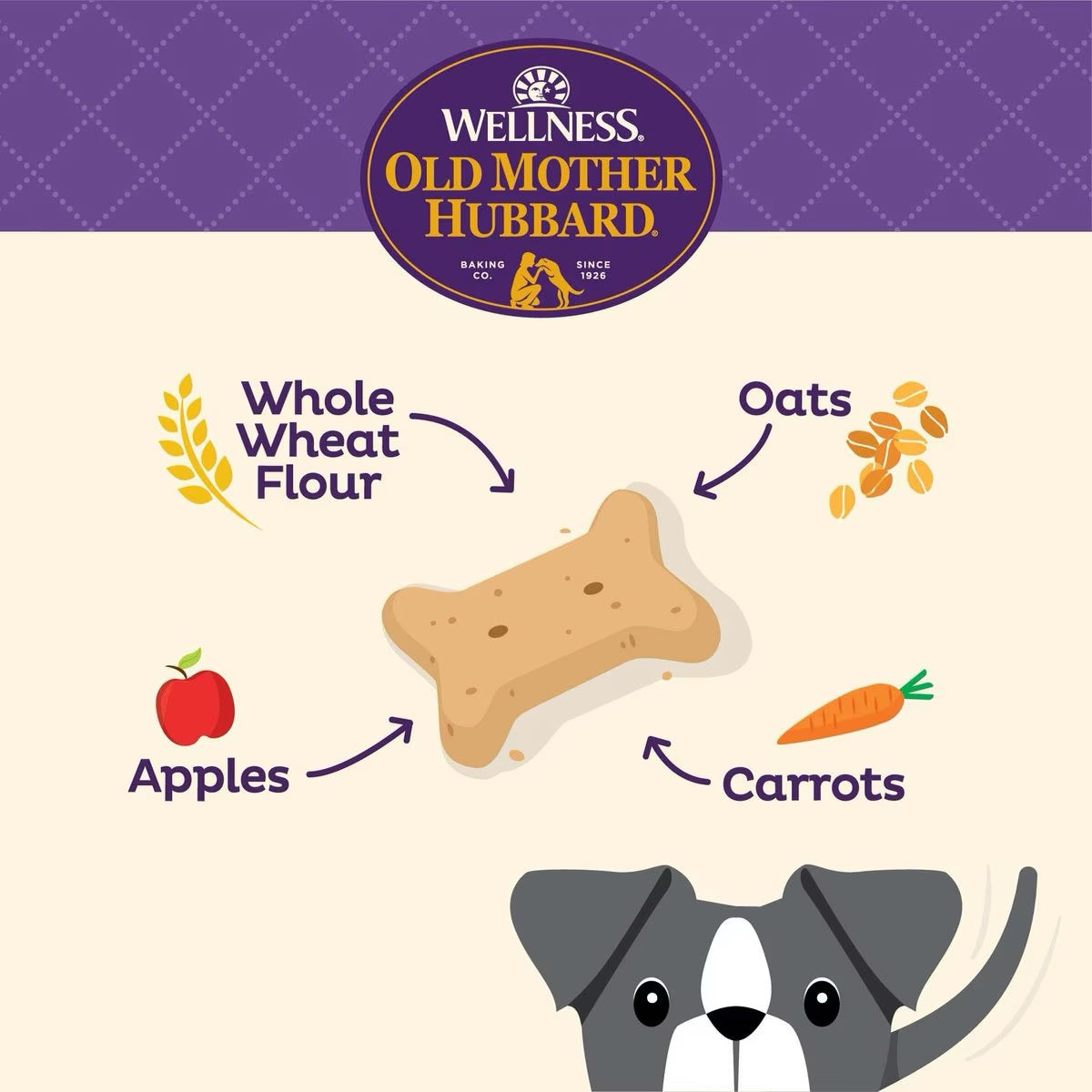 Old Mother Hubbard Hip & Joint Crunch Dog Treats (20oz) - lifestyle view