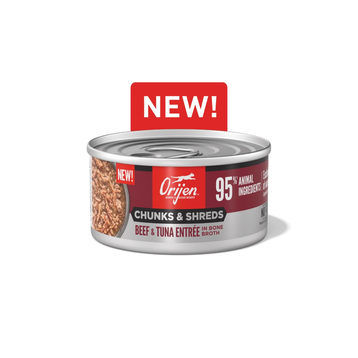 Wet Cat Food Orijen Beef Recipe 3oz Daily Meals Premium Pet - main product image