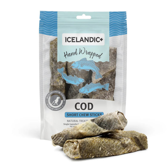 Dog Treats Premium Cod Chews 3 Pack Training Rewards Premium - main product image