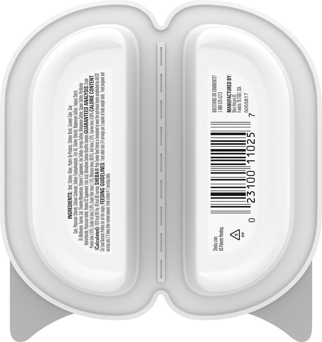 Wet Cat Food Premium Beef Recipe 2.65oz Daily Meals Premium - detail view