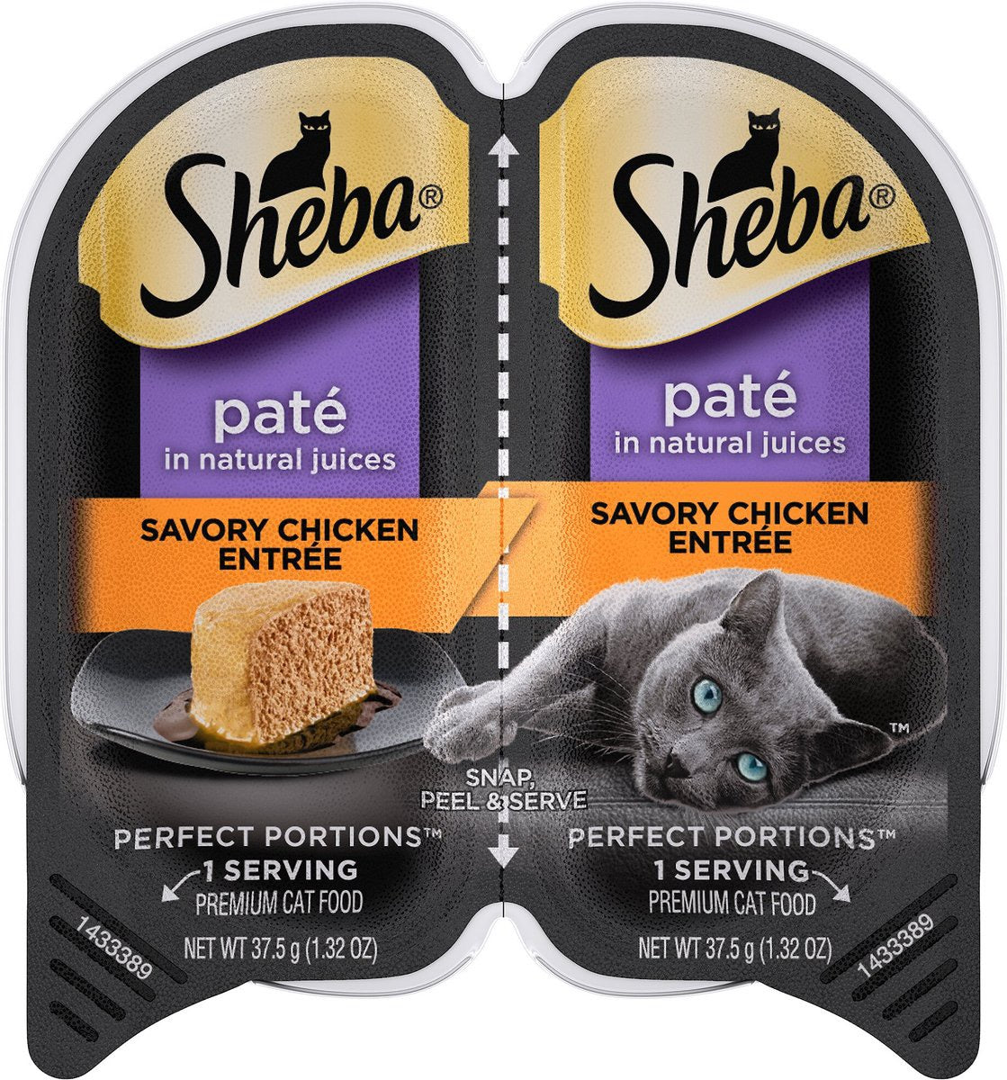 Sheba Perfect Portions Premium Pate Chicken Wet Cat Food 2 - main product image