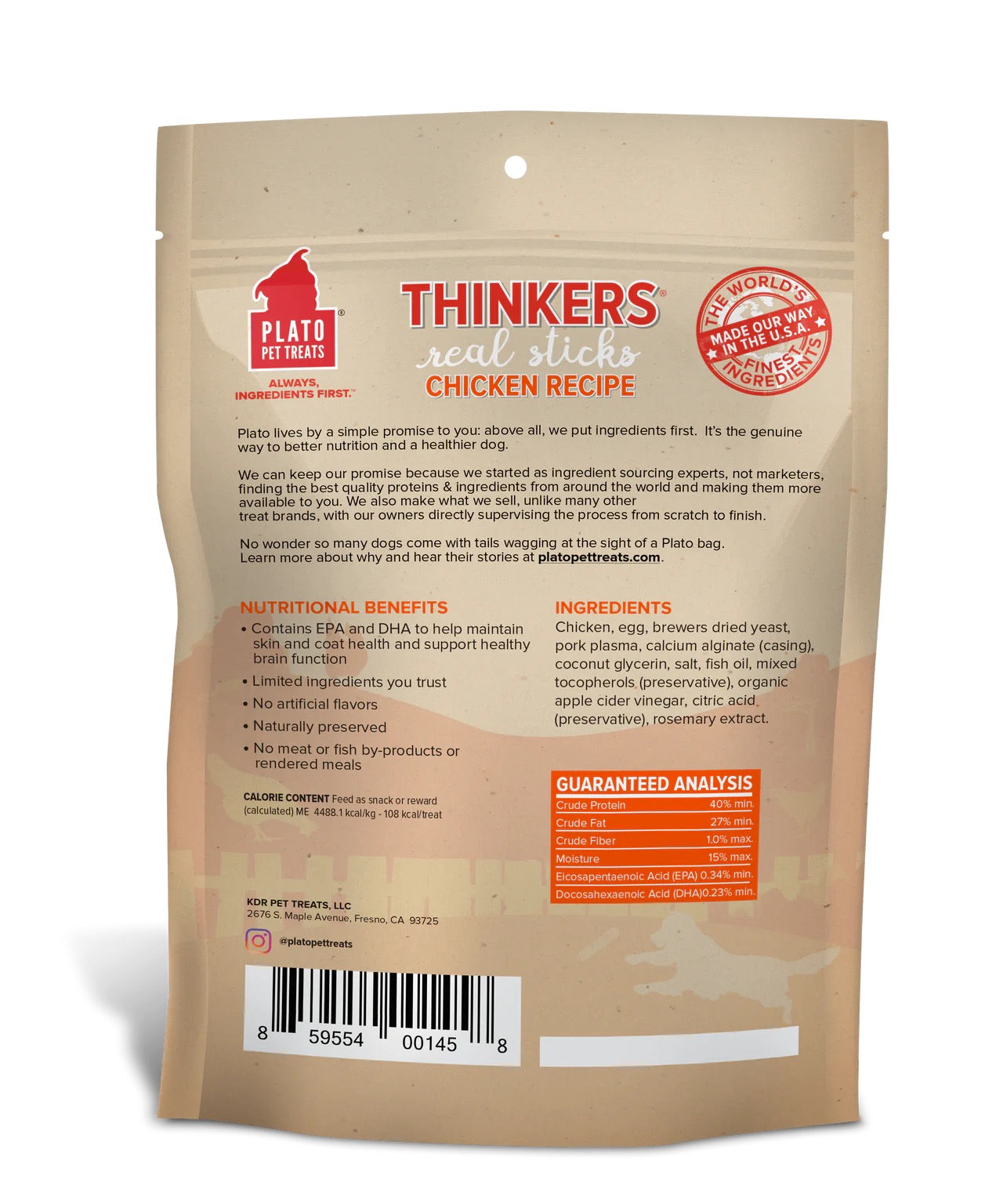 Dog Treats Premium Chicken Chews 10oz Training Rewards Premi - detail view