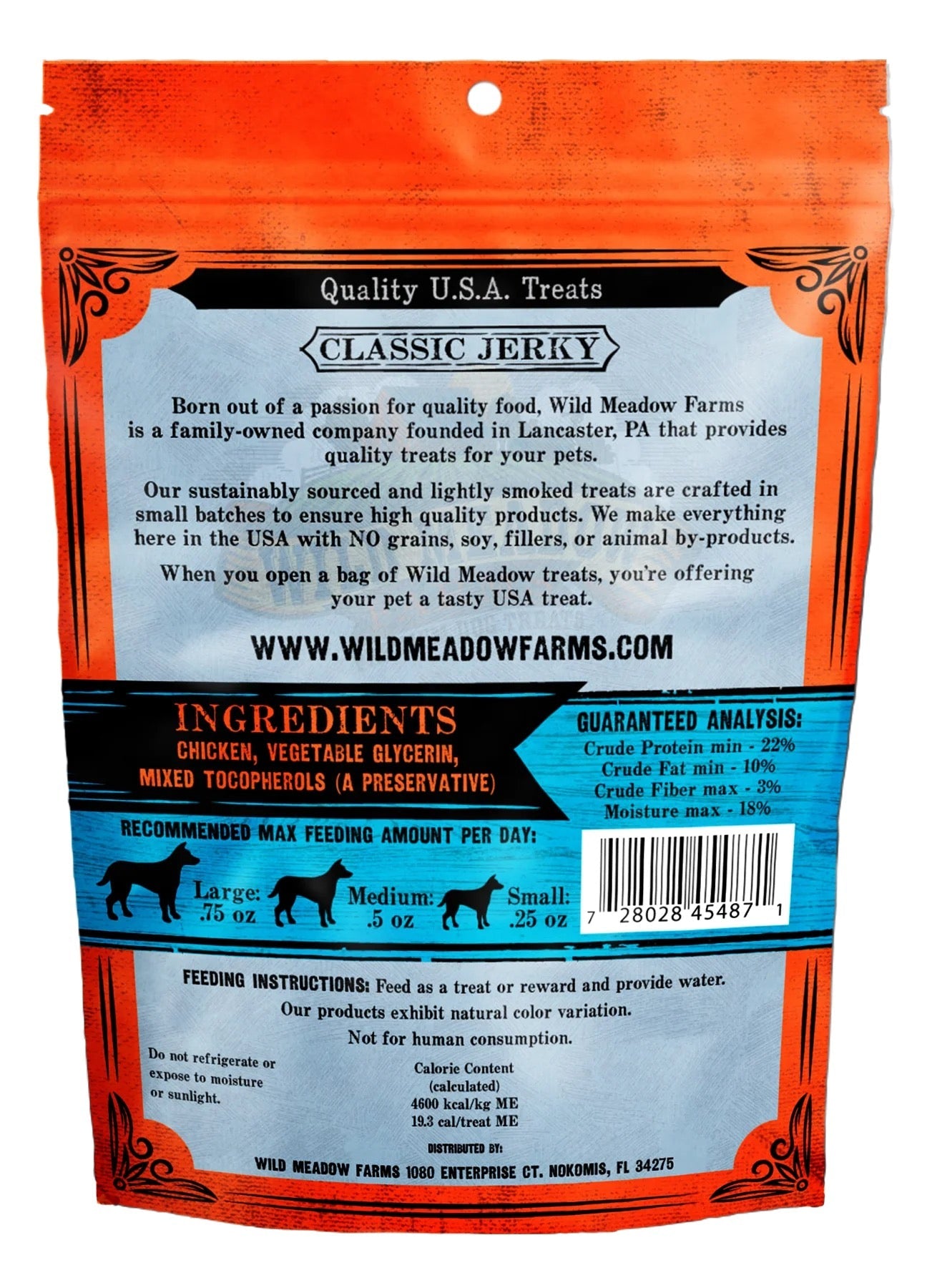 Wild Meadow Farms Classic Bites Chicken Bites 3 5Oz Dog - detail view