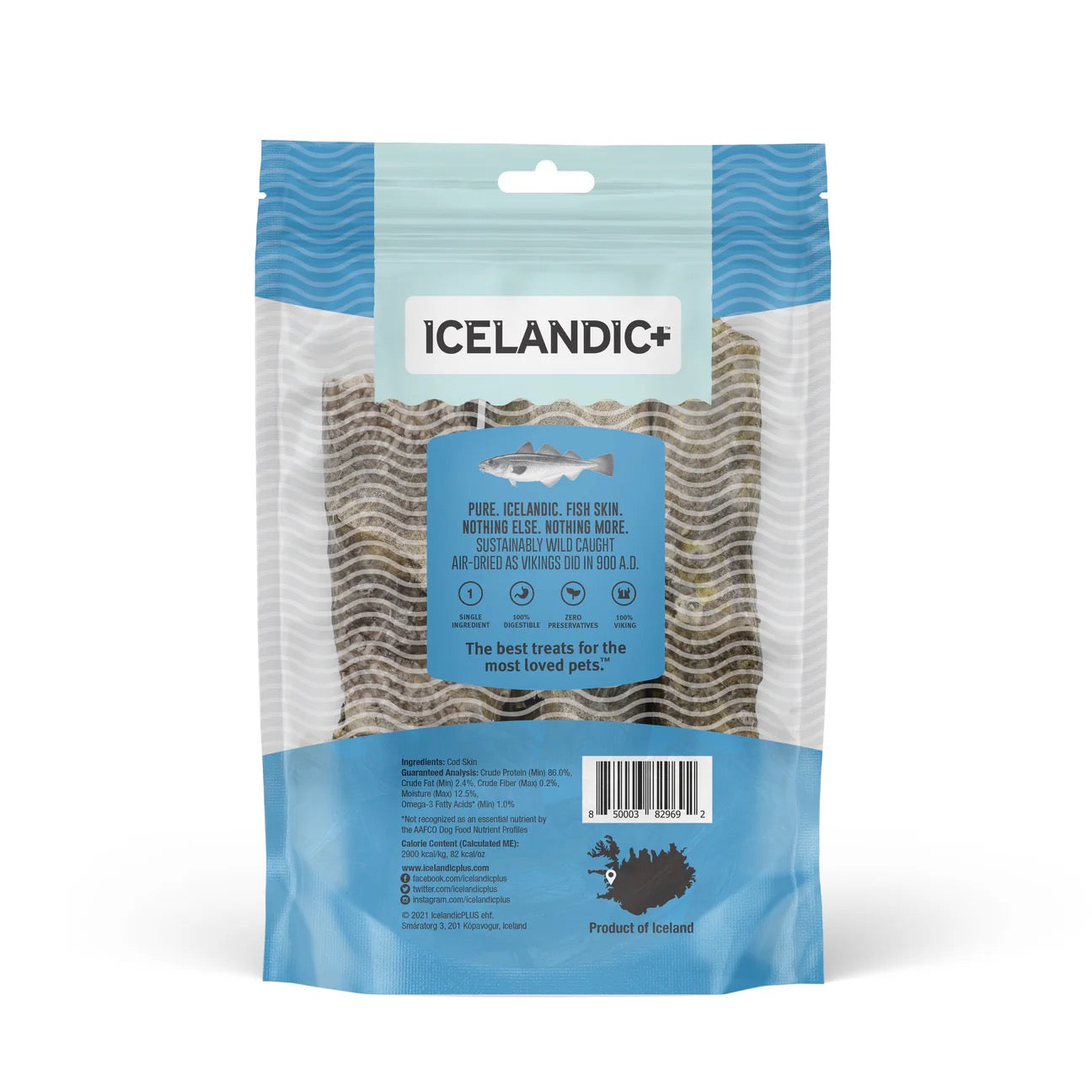Dog Treats Premium Cod Chews 3 Pack Training Rewards Premium - detail view