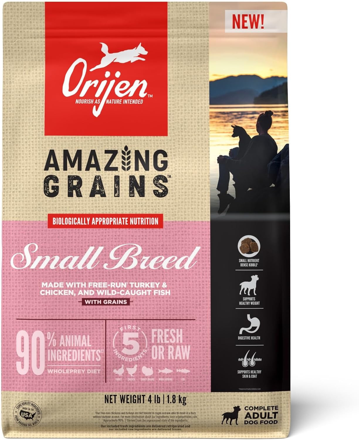 Dry Dog Food Orijen Variety Recipe Small Daily Meals Premium - main product image