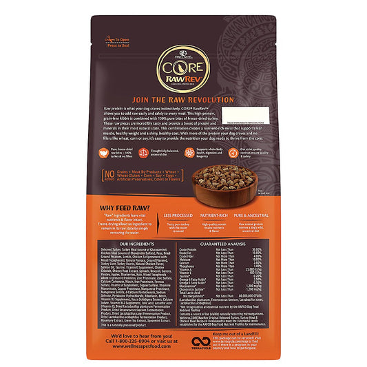 Dry Dog Food Wellness Turkey Recipe 4lb Daily Nutrition - detail view