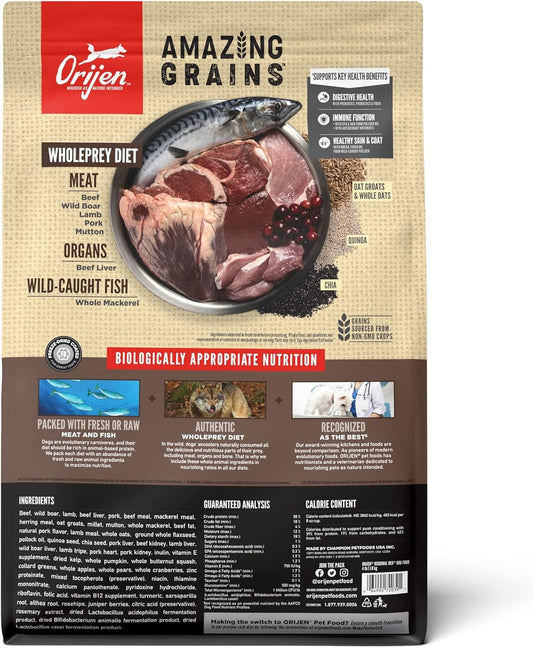 Orijen Amazing Grains Regional Red Dry Dog Food Dry Dog Food - detail view