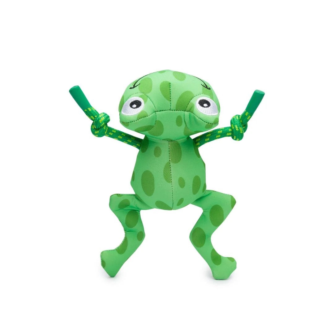 Fabdog Floatie Frog Dog Toy Interactive Dog Toy Durable Play - main product image