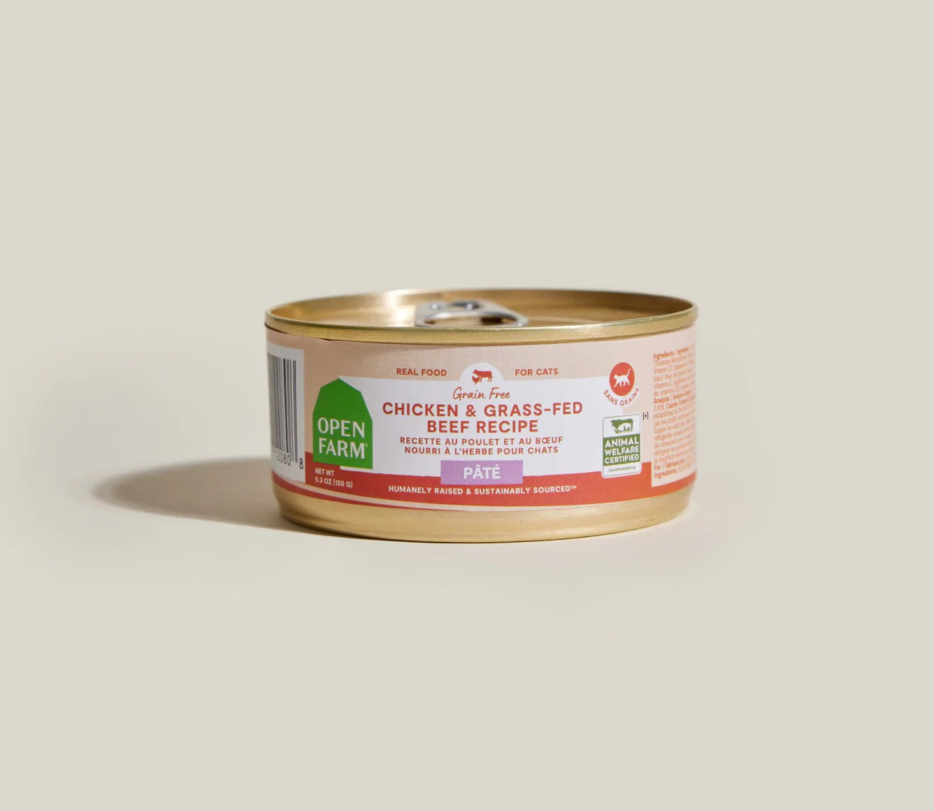 Open Farm Grain Free Chicken & Beef Pate For Cats (2.8oz) - lifestyle view