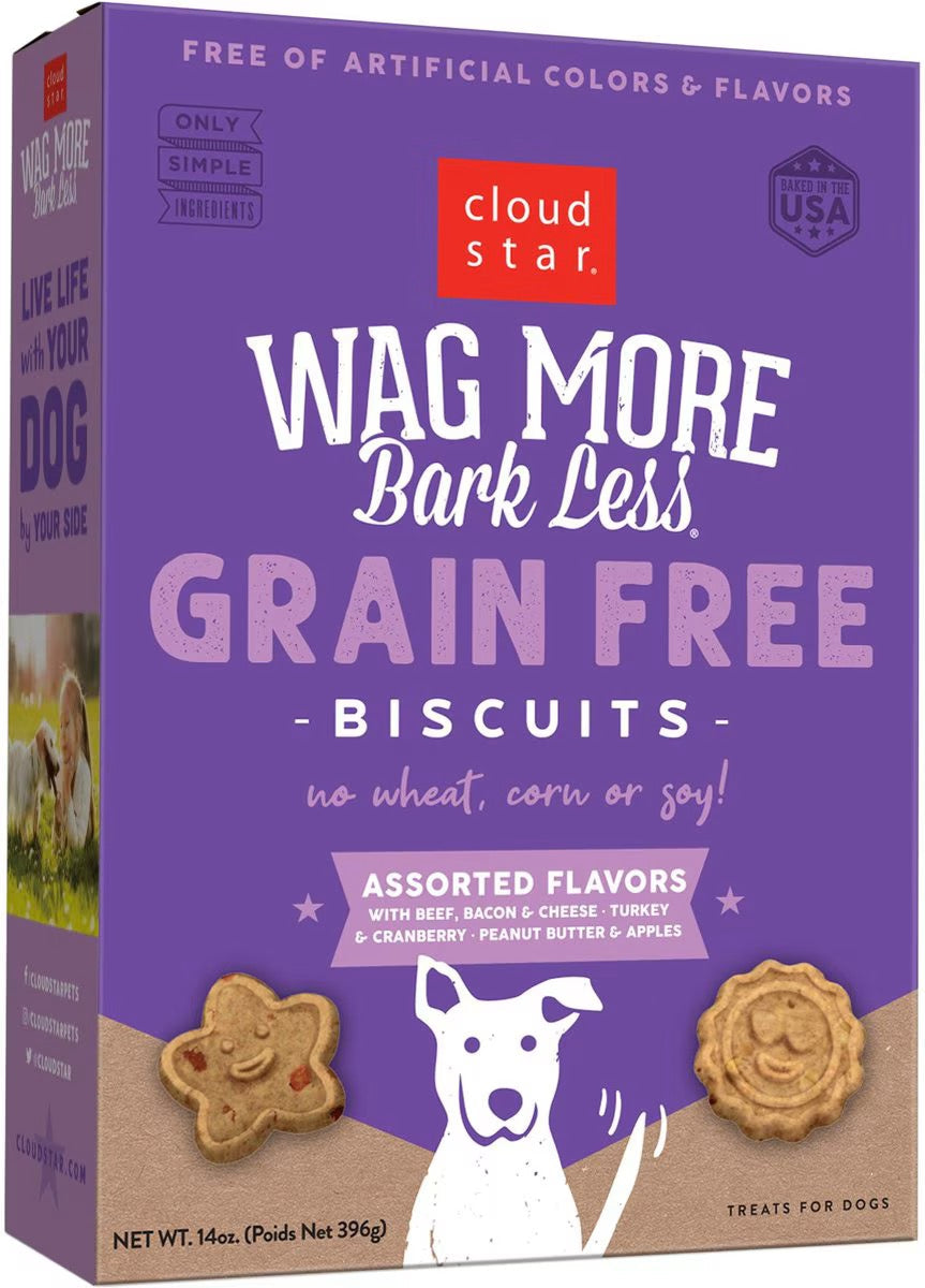 Wagmore Grain Free Assorted Oven Baked Biscuits Dog Treats - main product image