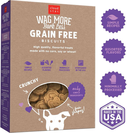 Wagmore Grain Free Assorted Oven Baked Biscuits Dog Treats - detail view