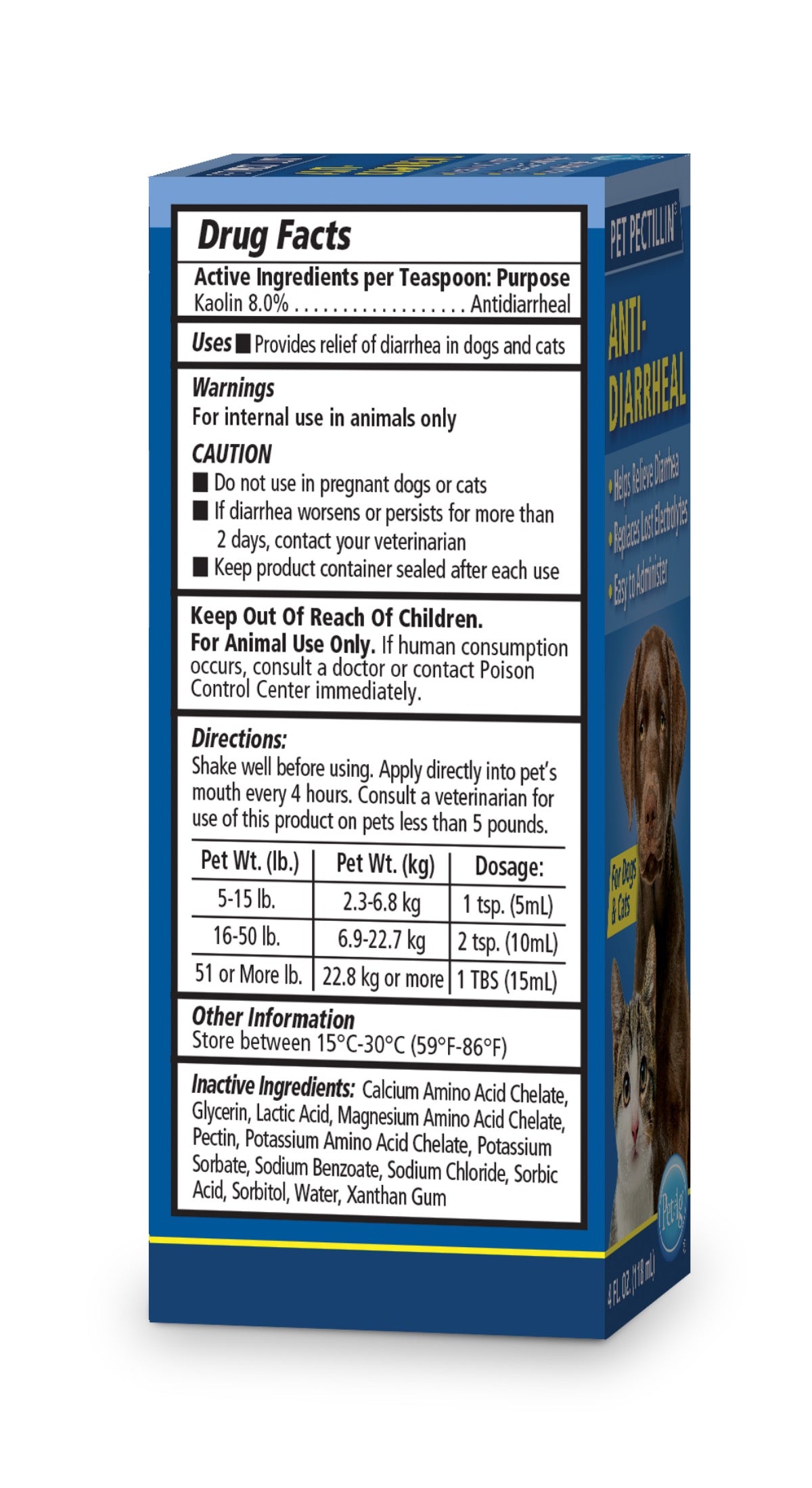 Petag Pet Pecitillin Anti Diarreha Medication For Dogs Cats - lifestyle view