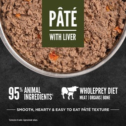 Orijen Tundra Pate With Liver Grain Free Wet Dog Food 12 8Oz - detail view