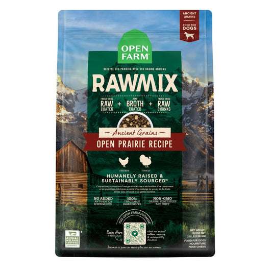 Open Farm RawMix Open Prairie Ancient Grains Dry Dog Food - detail view