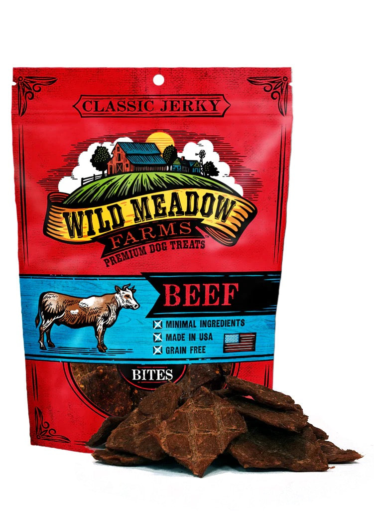Dog Treats Premium Beef Chews 3.5oz Training Rewards Premium - main product image