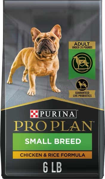 Pro Plan Adult Small Breed Shredded Blend Chicken Rice Dry - main product image