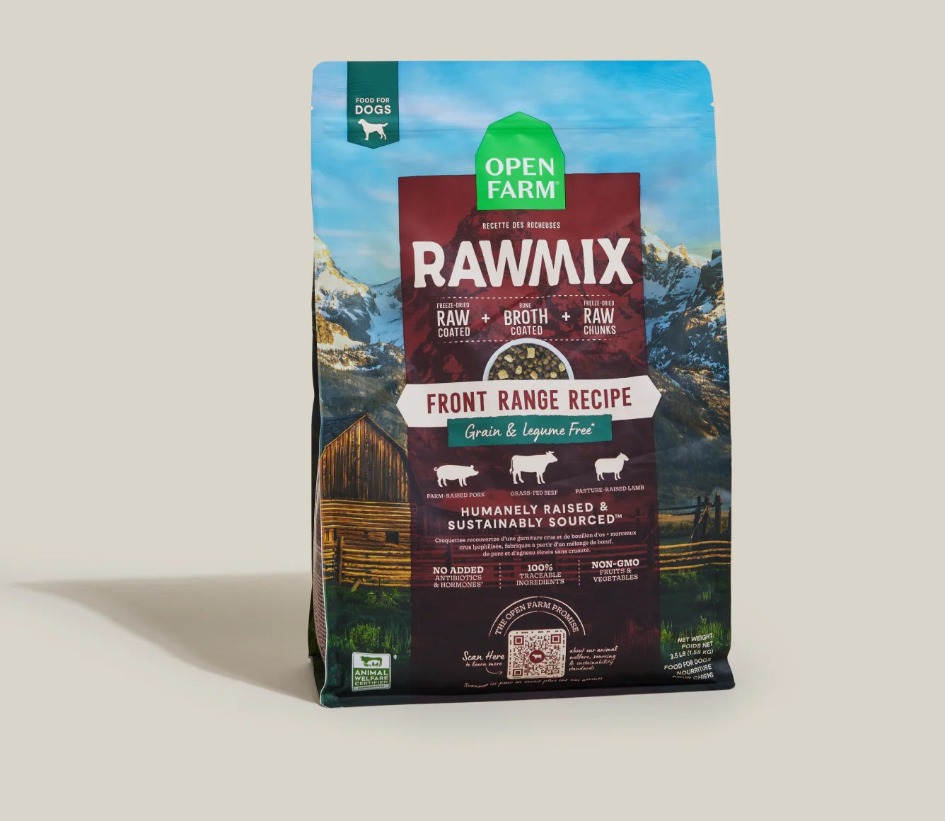Open Farm Rawmix Grain Free Front Range Dry Dog Food Dry Dog - main product image