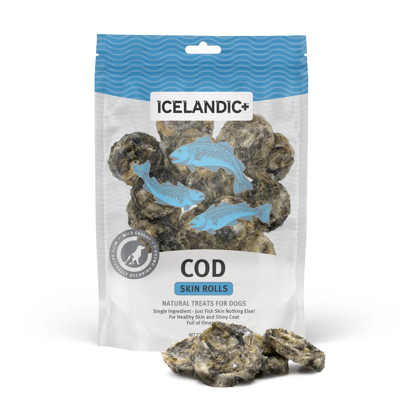 Dog Treats Premium Cod Chews 3oz Training Rewards Premium - main product image