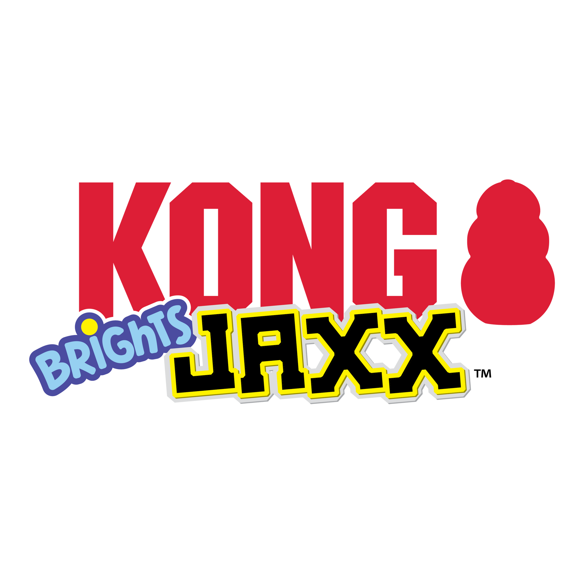 KONG Jaxx Brights Tug W Ball Medium Fetch Dog Toy Durable - gallery image 6