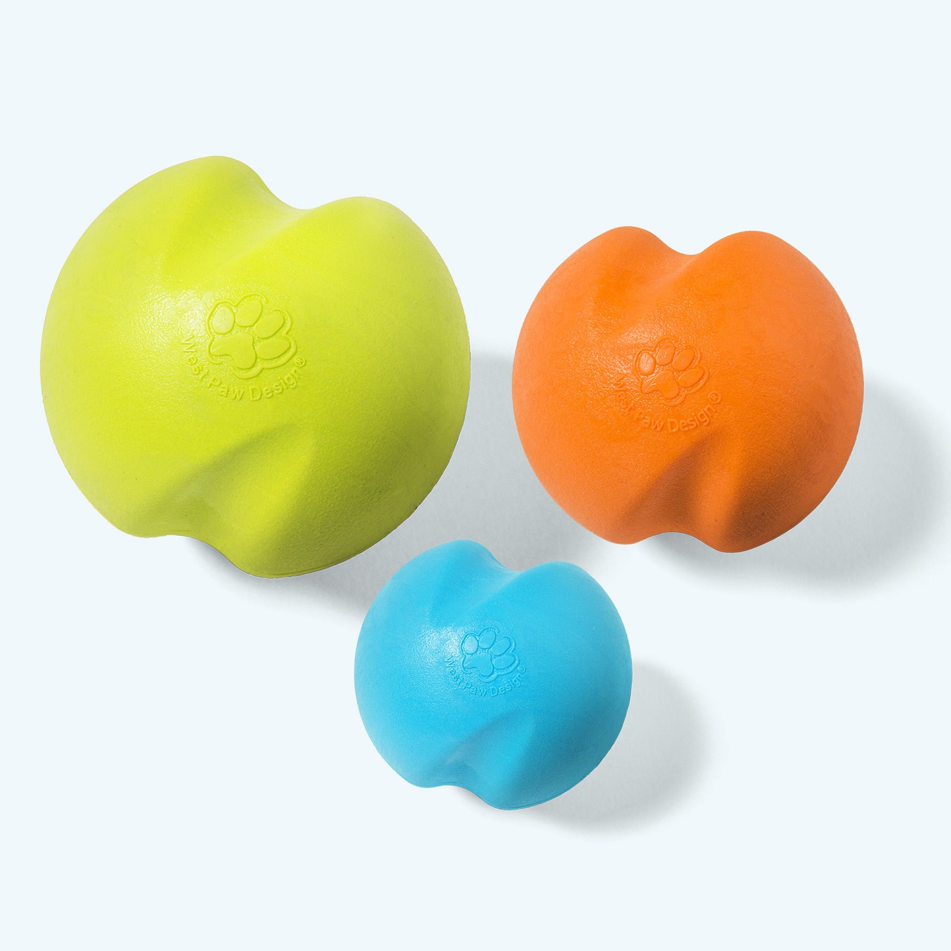 Dog Toy West Paw Jive Durable Bounce Ball Interactive - detail view
