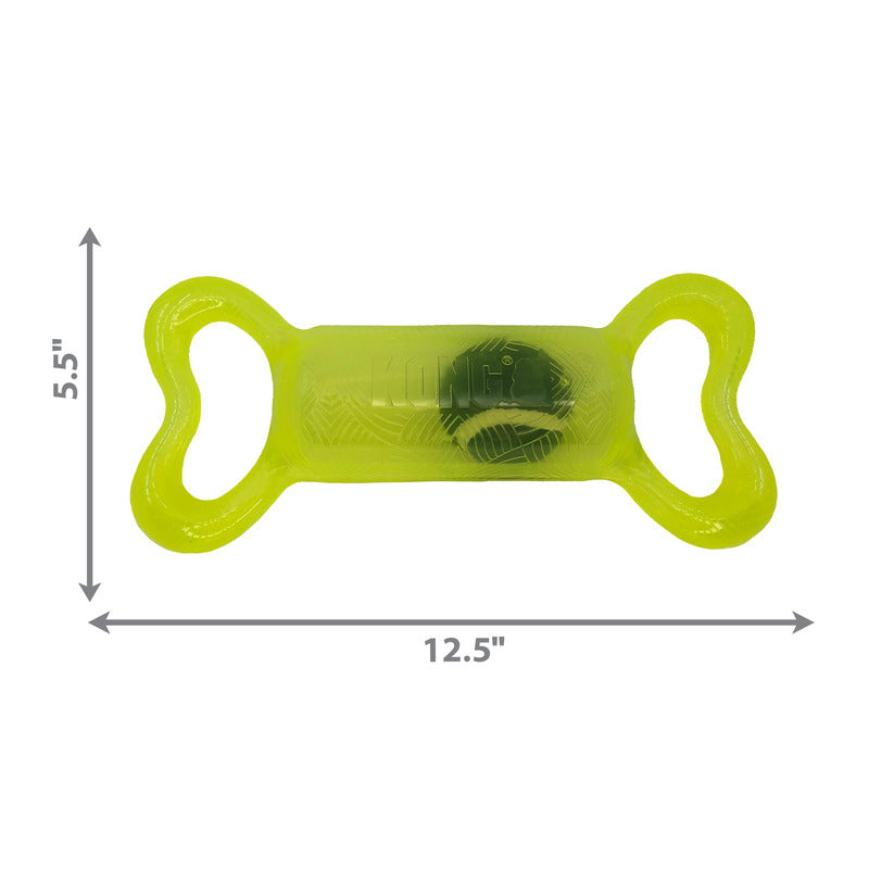 KONG Jumbler Tug Medium Large Fetch Dog Toy Durable Play - gallery image 5