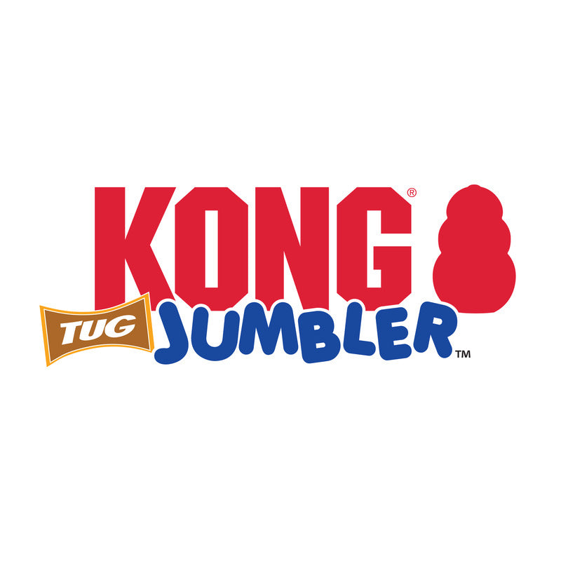 KONG Jumbler Tug Medium Large Fetch Dog Toy Durable Play - gallery image 6