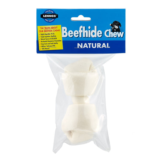 Lennox Premium Knotted White Bone 4 5 Inch Dog Treats - main product image