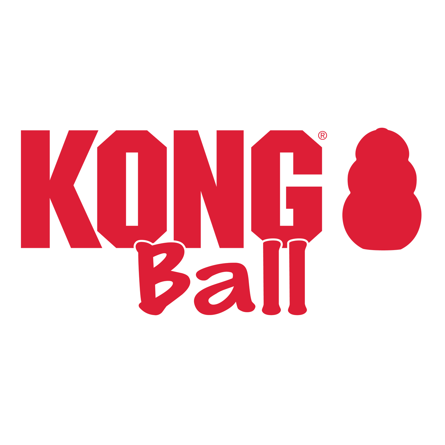 KONG Ball With Hole Small Fetch Dog Toy Durable Play - gallery image 5