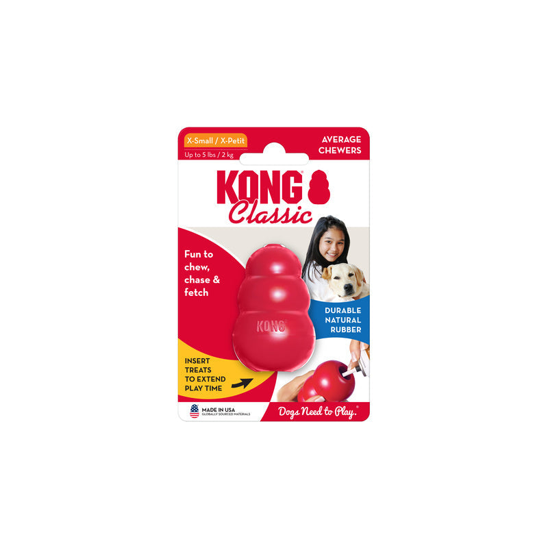 KONG Red Classic Durable Chew Dog Toy Durable Play - gallery image 6