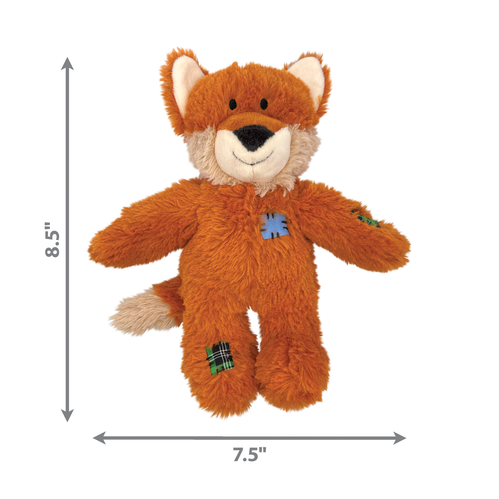 KONG Wild Knots Fox Plush Dog Toy Durable Play - gallery image 5