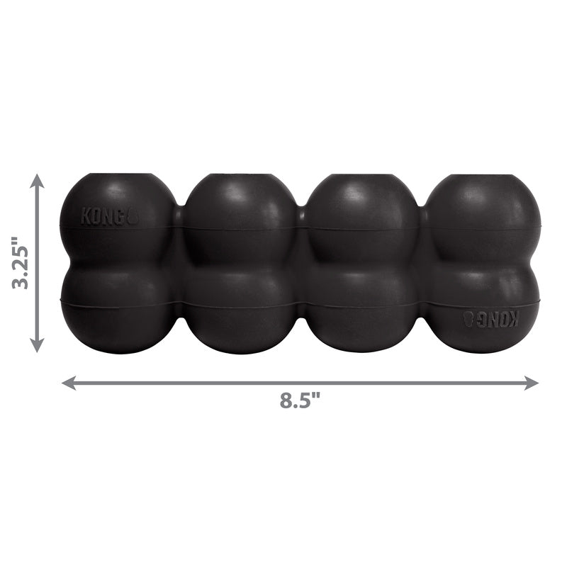 KONG Extreme Goodie Ribbon Large Treat Dispensing Dog Toy - close up view