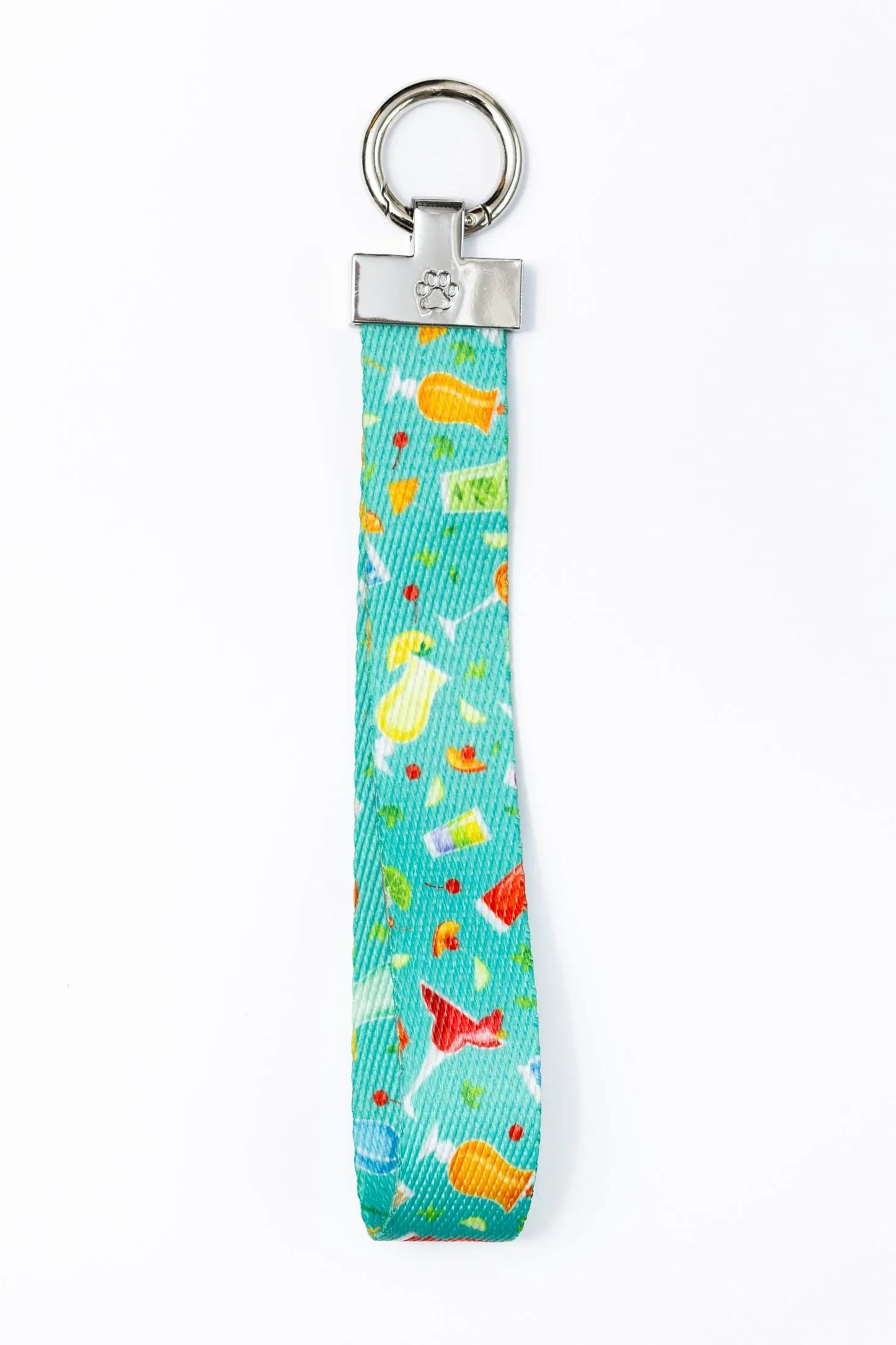 Seaside Sips Dog Bandana Matching Keychain Dog Bandanas Pet - close up view