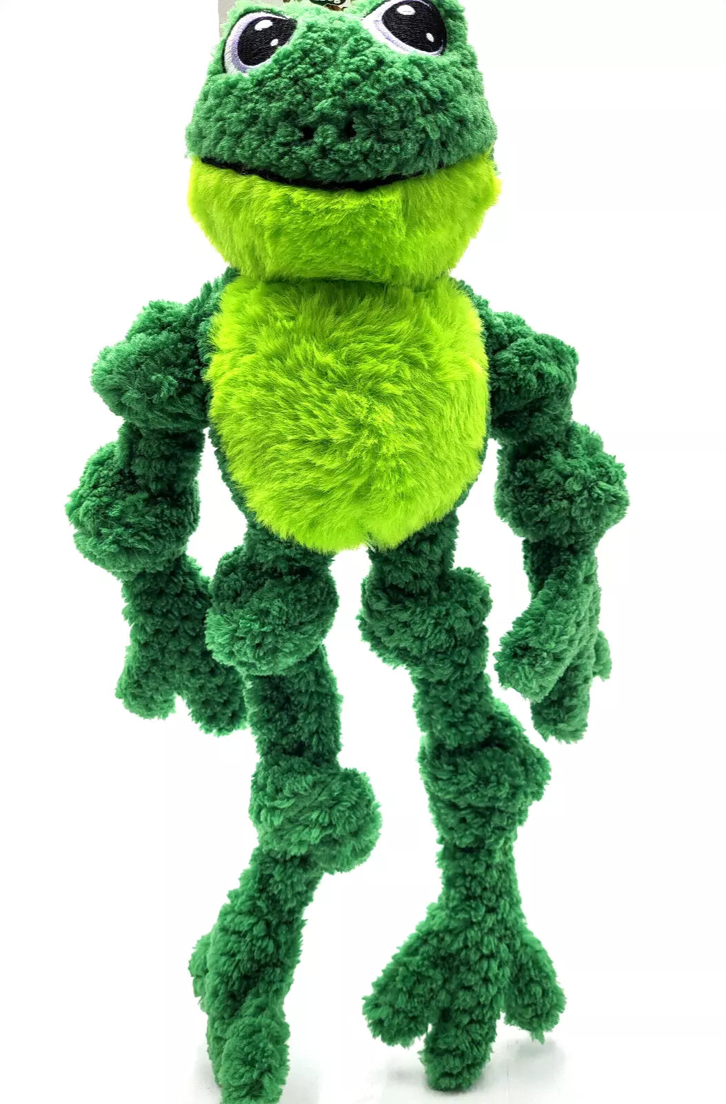 KONG Knots Frog Large XL Plush Dog Toy Durable Play - gallery image 5