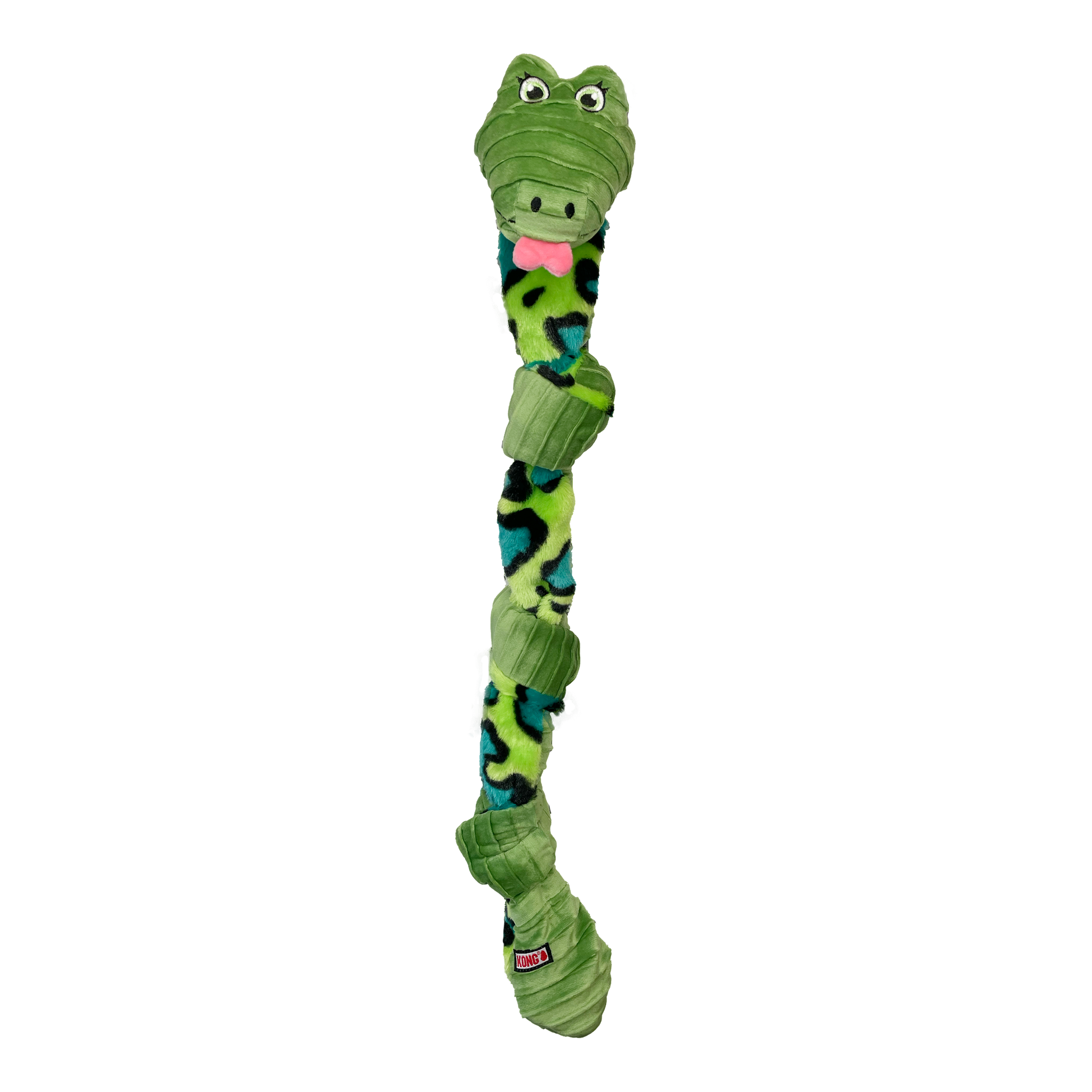 KONG Knots Snake Assorted Medium Large Plush Dog Toy Durable - main product image