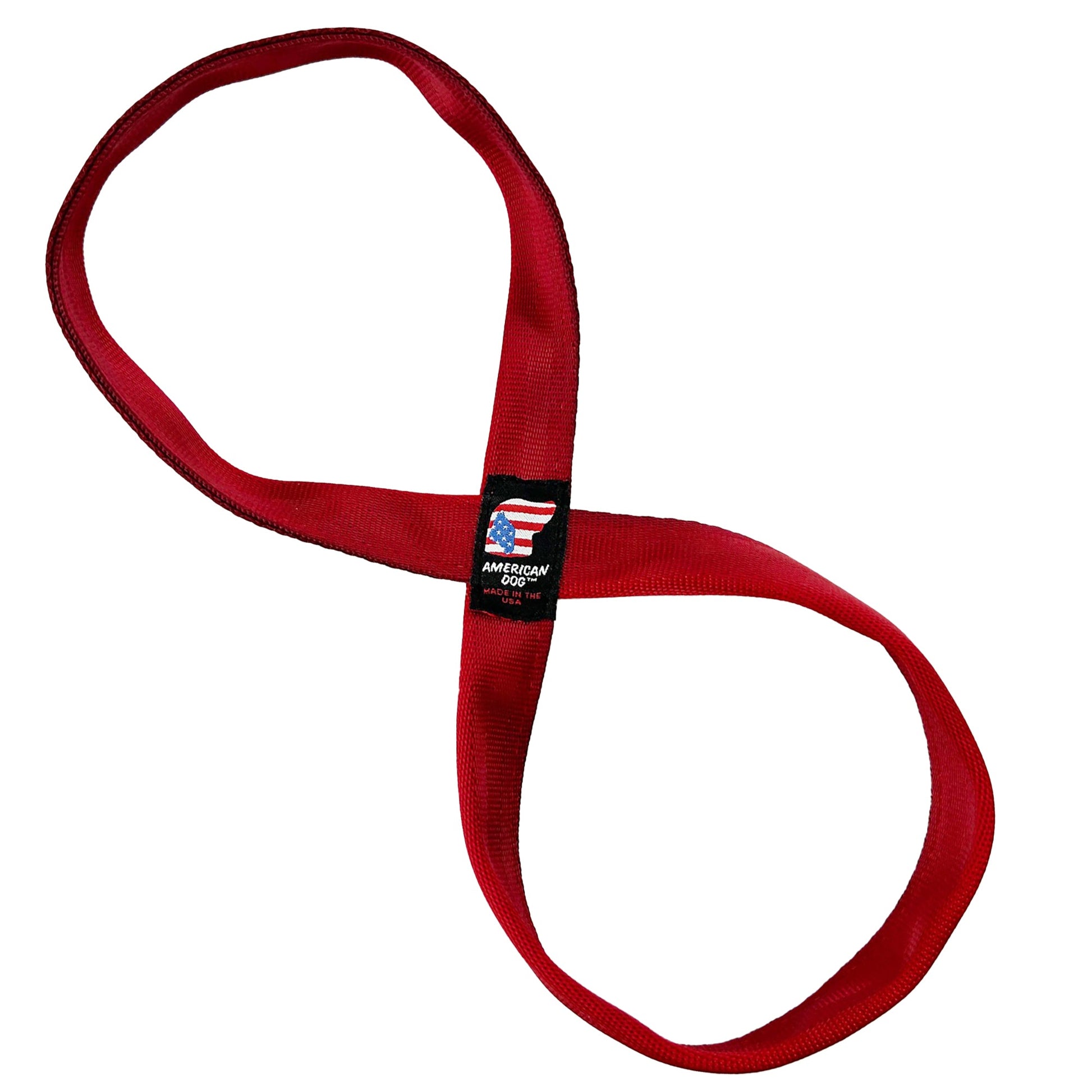 Dog Toy Lucky Dog 9 Figure 8 Seatbelt Tug Interactive Plush - main product image